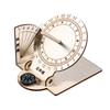 DIY Sundial Ancient Sun Clock STEM Educational Toy Handmade Science Kit for Primary School Students Learning Popularization