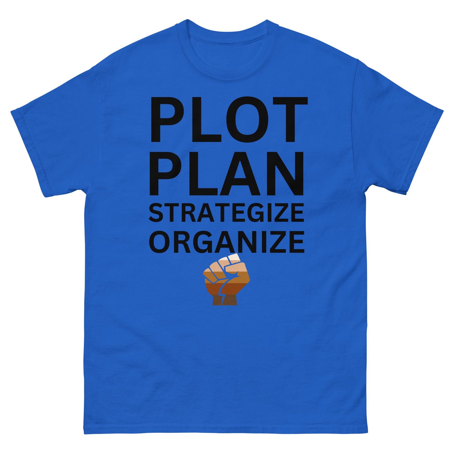 Master Your Life: Strategize Your Style with This Comfortable Unisex Shirt Featuring a Unique and Inspiring Design (Black) S