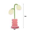 Creative Flower Acrylic Card Holder Memo Clips Cute Photocards Holder Display Stand Korean Stationery Office Desk Organizer