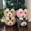 Fun and User Friendly Round Cotton Basket with Cartoon Bear Motifs for Children's Toy and Snacks Organization In Homes