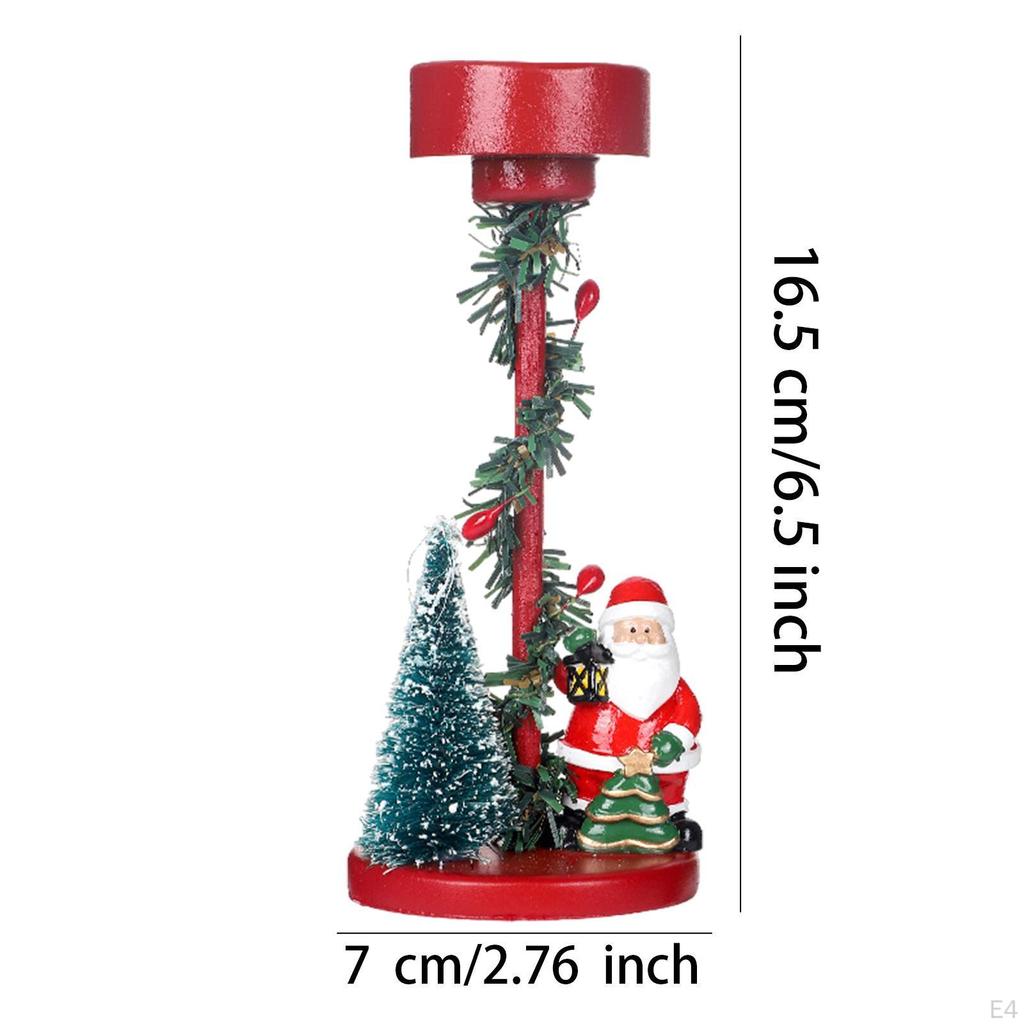 Candle Holder for Christmas Taper Candles Hotel Stand Holiday Tabletop Decoration