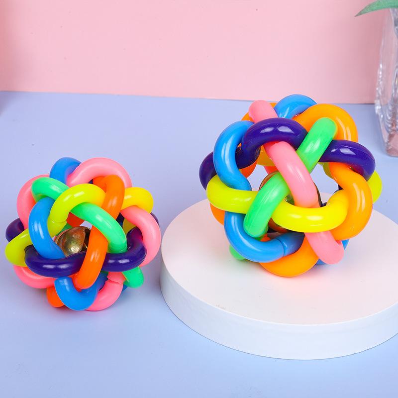 Dog Toys, Colorful Bells, Dog Interactive Play Balls, Pet Toy Supplies