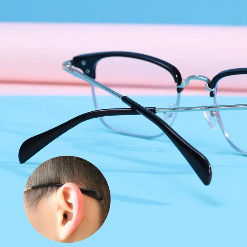 3 Pairs/Set Silicone Non-Slip Glasses Leg Covers Non-Slip Ear Hook Bracket Sunglasses Glasses Leg Temple Covers Earmuffs