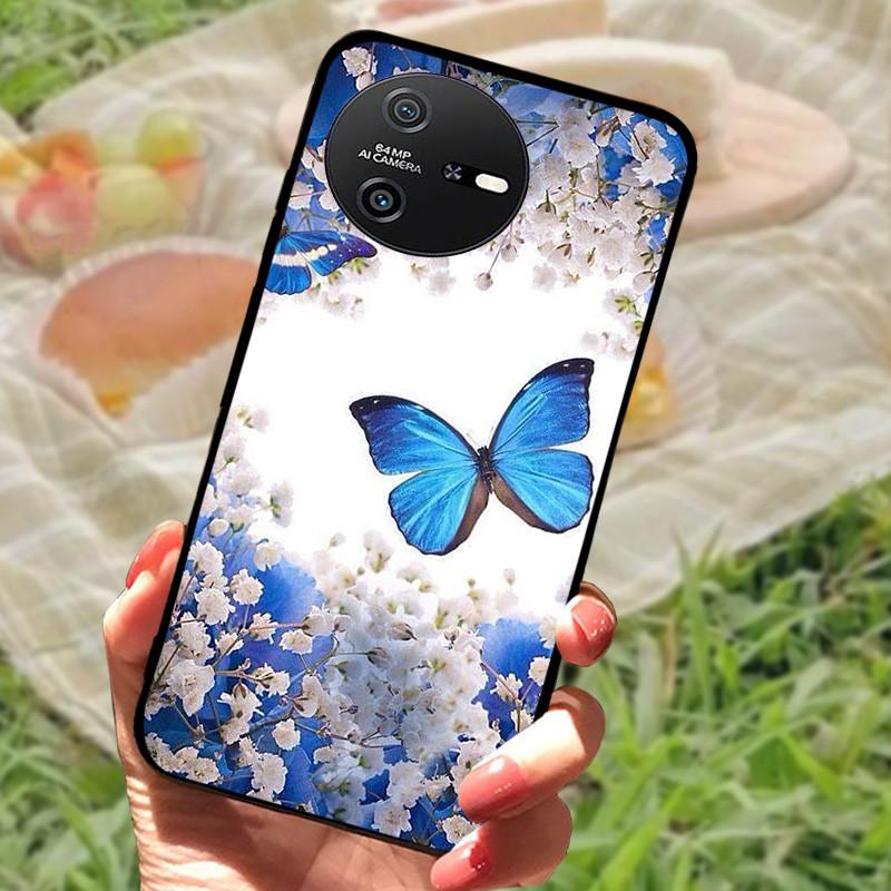 

Для Oscal Tiger 12 Чохол Силіконовий М який Мармуровий Чорний Бампер Funda Coque для Blackview Oscal Tiger 12 Повністю Захисний Чохол Oscal Tiger 12