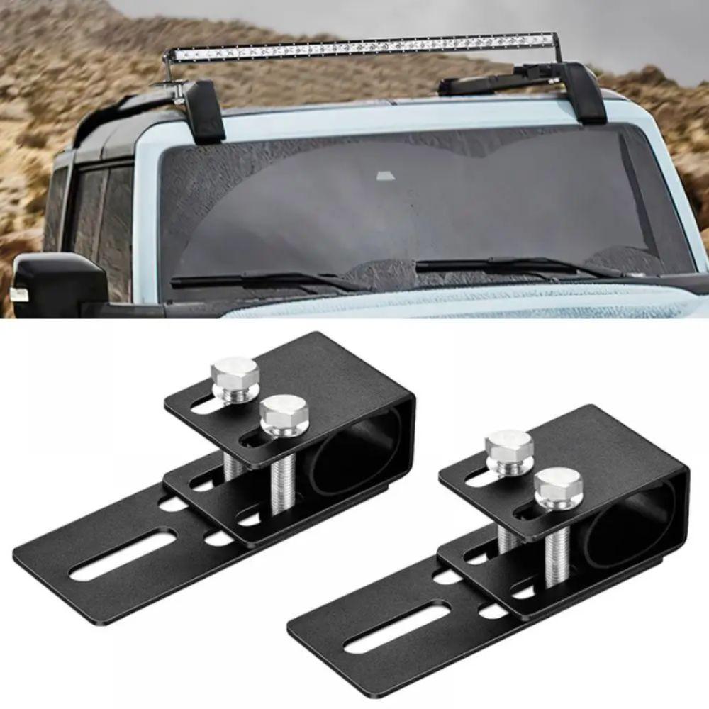 1 PC Durable Iron Roof Rack Light Bracket Universal Fit Led Light Bar Bracket  Work Light Mounting