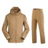 Military Tactical Uniform Σετ μπουφάν παραλλαγής Softshell αδιάβροχο κυνηγόρουχα μπουφάν Ανδρικά κοστούμια στρατιωτικού τζάκετ
