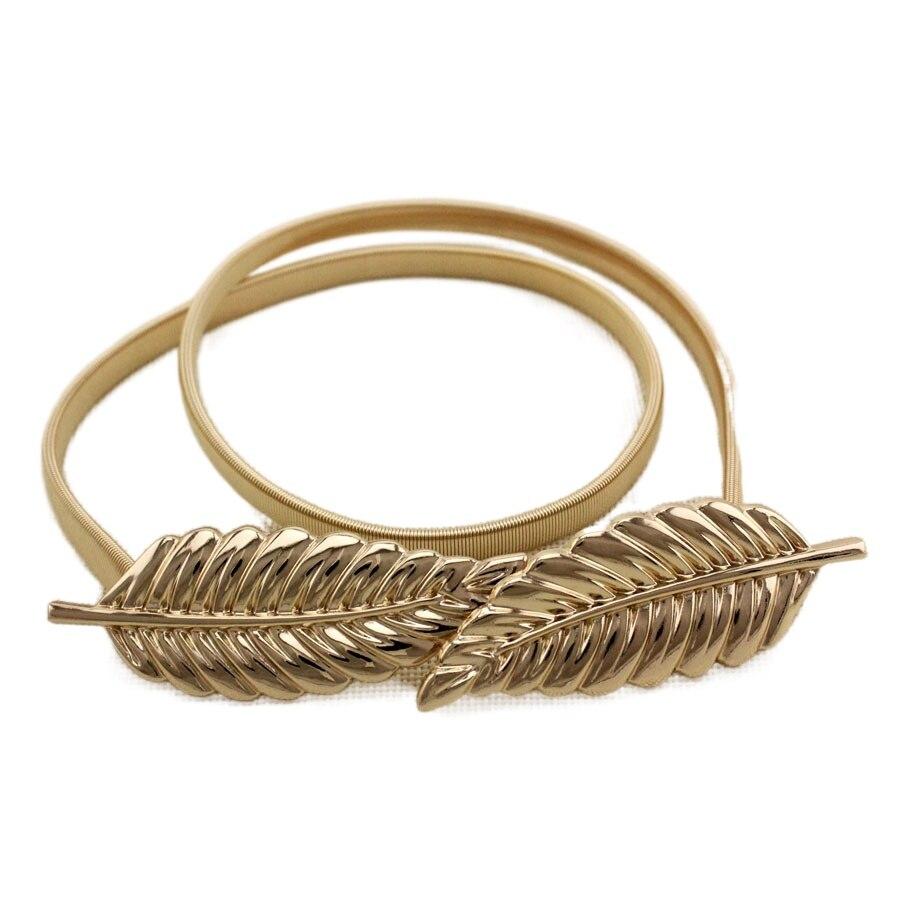 Golden Leaf Belts for Women Rhinestones Belt Girlfriend Bridal Gowns Belts Metal Luxury Ribbon Belts Wedding Sash Gift