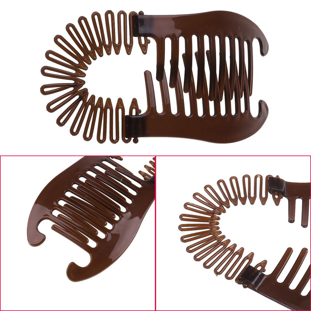Ponytail Banana Holder Clincher Combs Banana Hair Comb Clips Girls Women