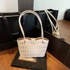 Large-capacity hollow bag women's summer versatile shoulder mother and child bag leisure work commuter tote bag