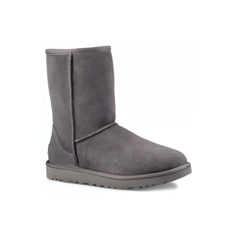 UGG Classic Short Ii Fleece Lined Gray Women's Sneakers 1016223-GREY