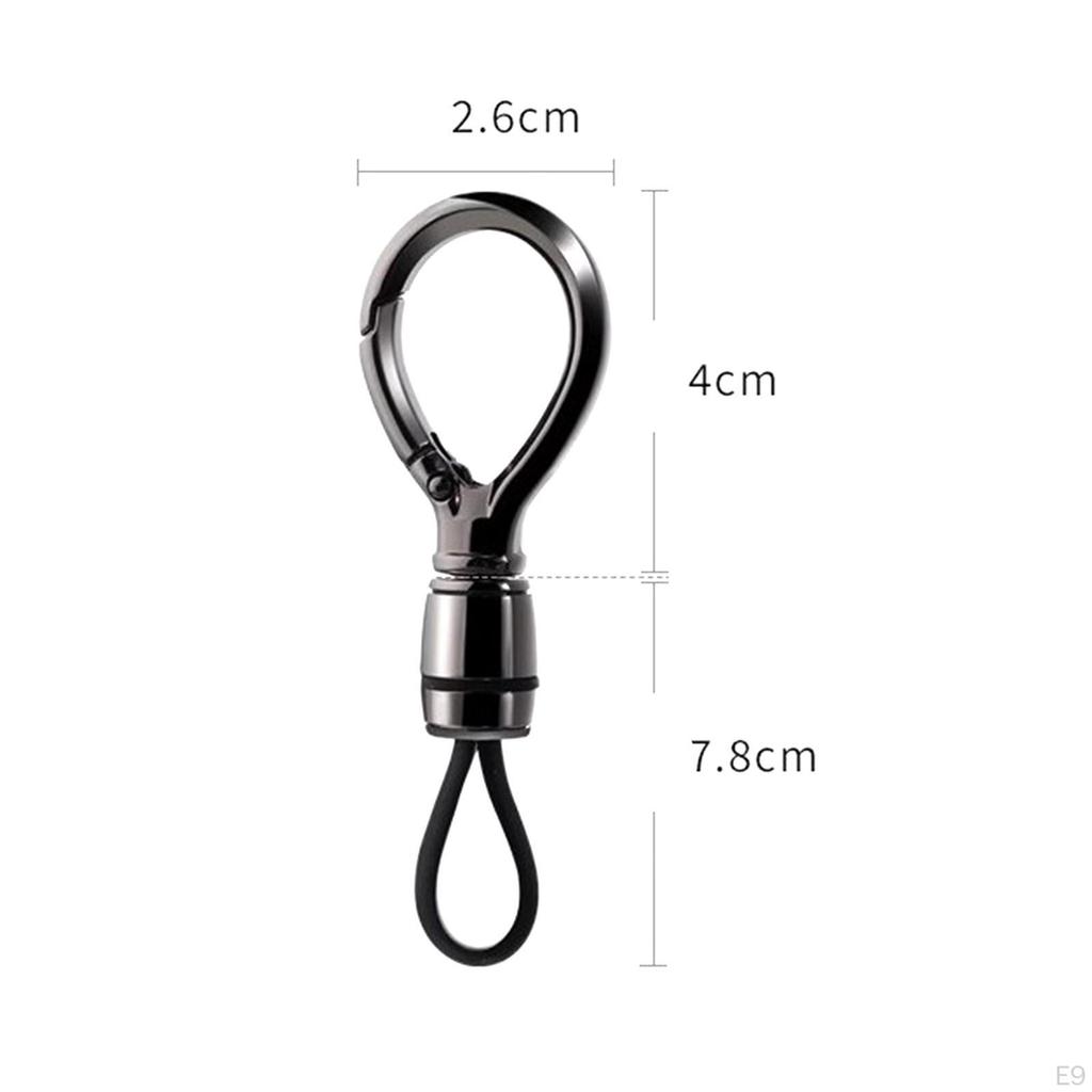 Car Fob Keychain Motorcycle Anti Lost Universal Key Holder Business Metal