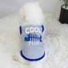 Dog Vest Summer Tank Top Funny T-shirt for Small Dogs Pet Vest with Letter Printing Thin Clothing for Outdoor Activities