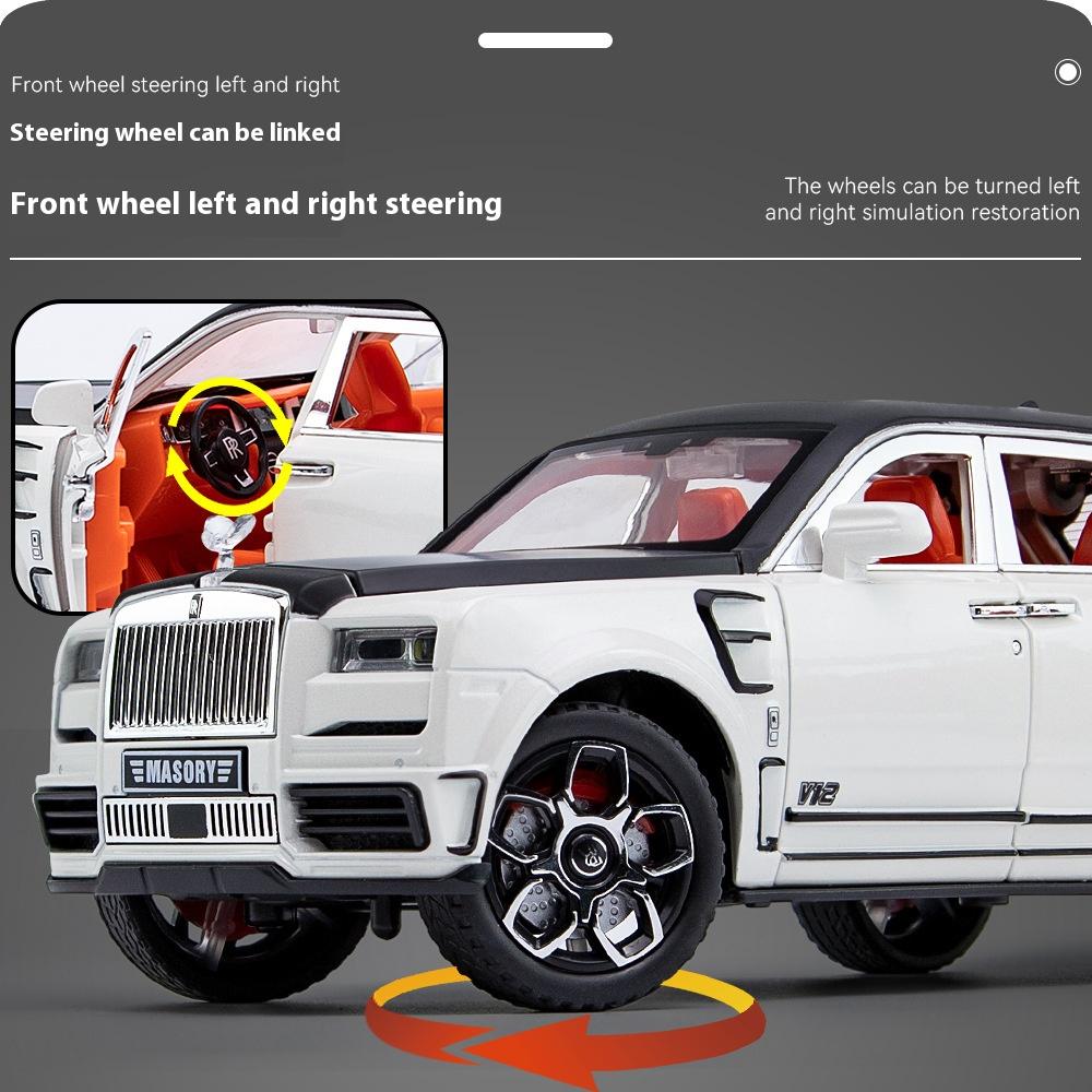 1:24 Rolls Royce Cullinan Mansory Customized Modified Version Alloy Metal Diecast Car Model Collecting Hobbies Gift Children Toy