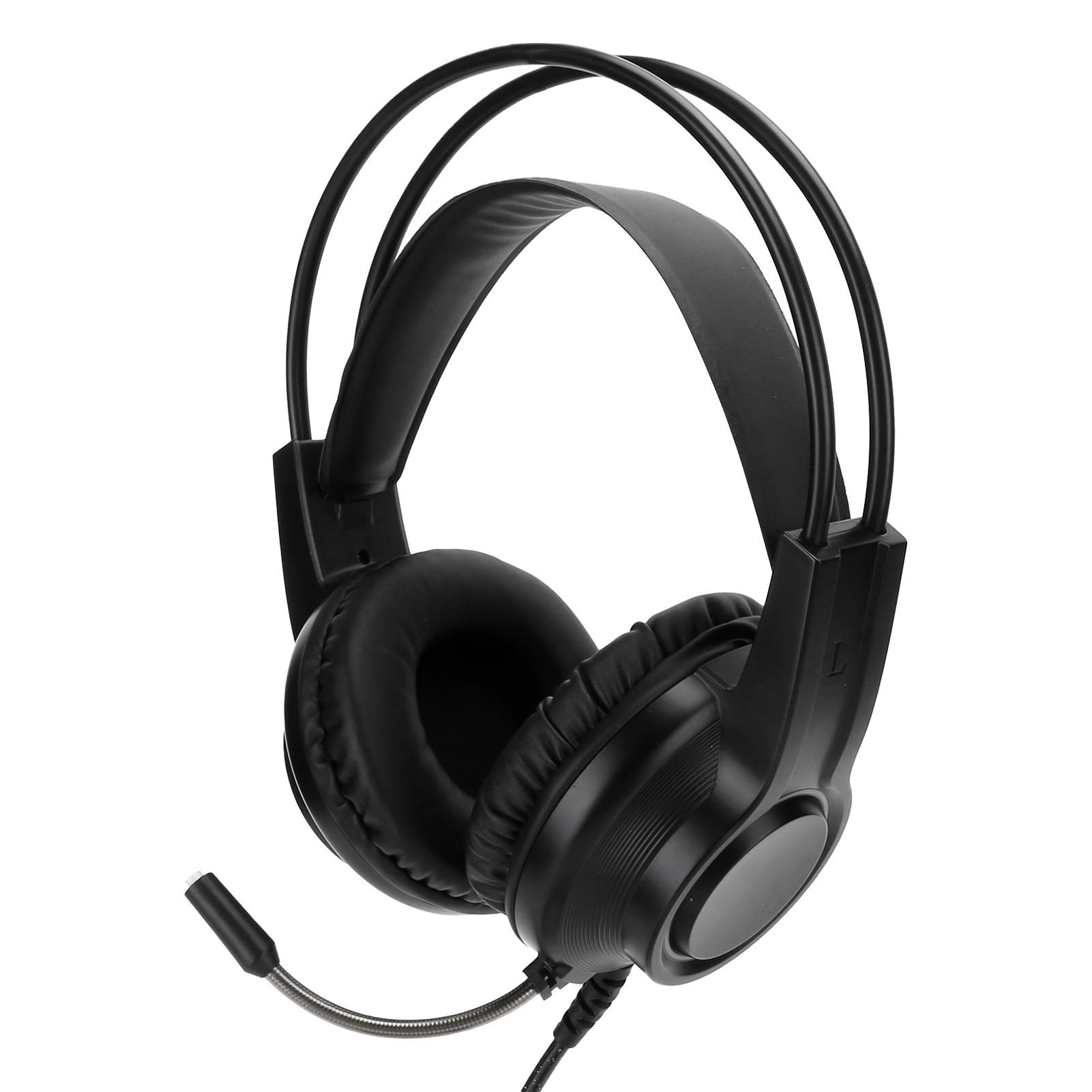 

Проводные наушники с микрофоном, игровая гарнитура, наушники с креплением на голову, настольные принадлежности 7.1, один USB H200(розовый ) чёрный