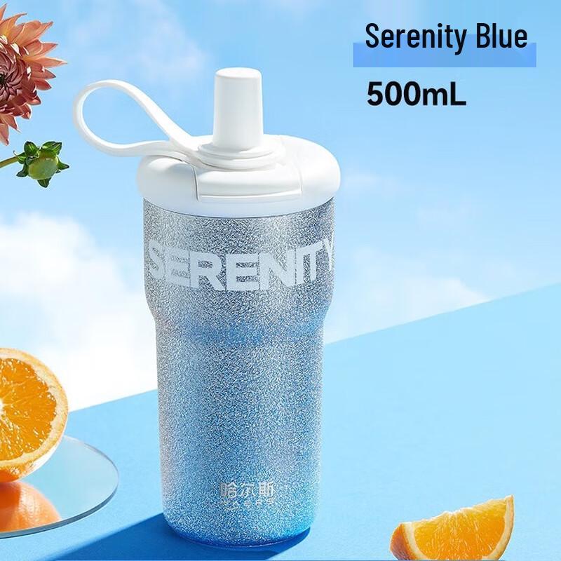 HAERS Starlight Insulated Straw Coffee Mug