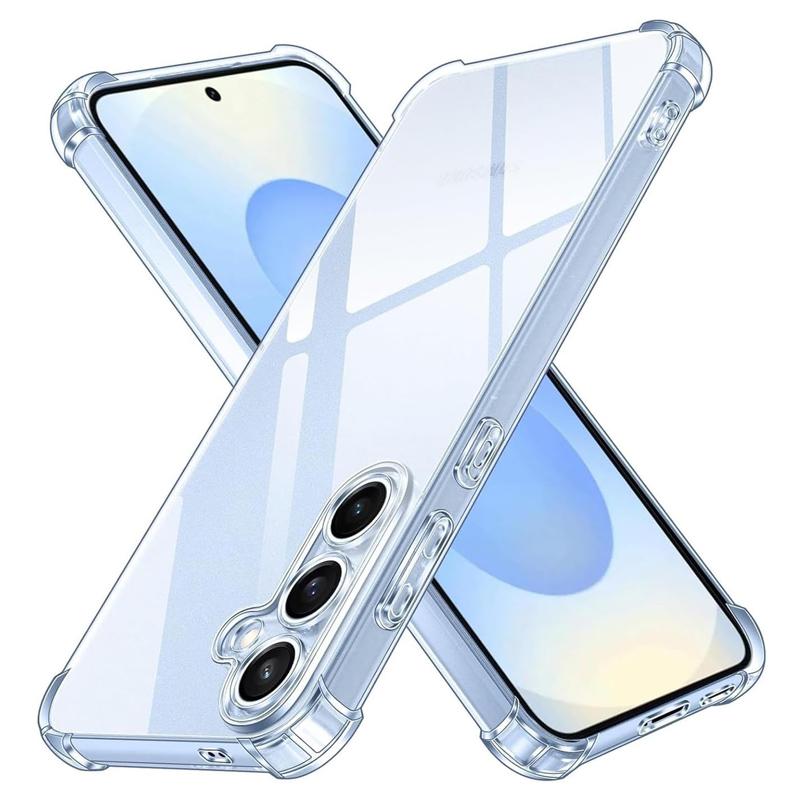 Przezroczyste Etui Na Telefon Dla Samsung Galaxy S25 S24 S22 Ultra S23 Plus Fe Silikonowe Miękkie Etui Dla Samsung A16 A26 A36 A56 A55 A35 A15 A54