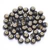 30pcs/lot Round Shape Ceramic Beads Colorful Loose Beads Spacer Beads For DIY Jewelry Making  Necklace Bracelet Accessories