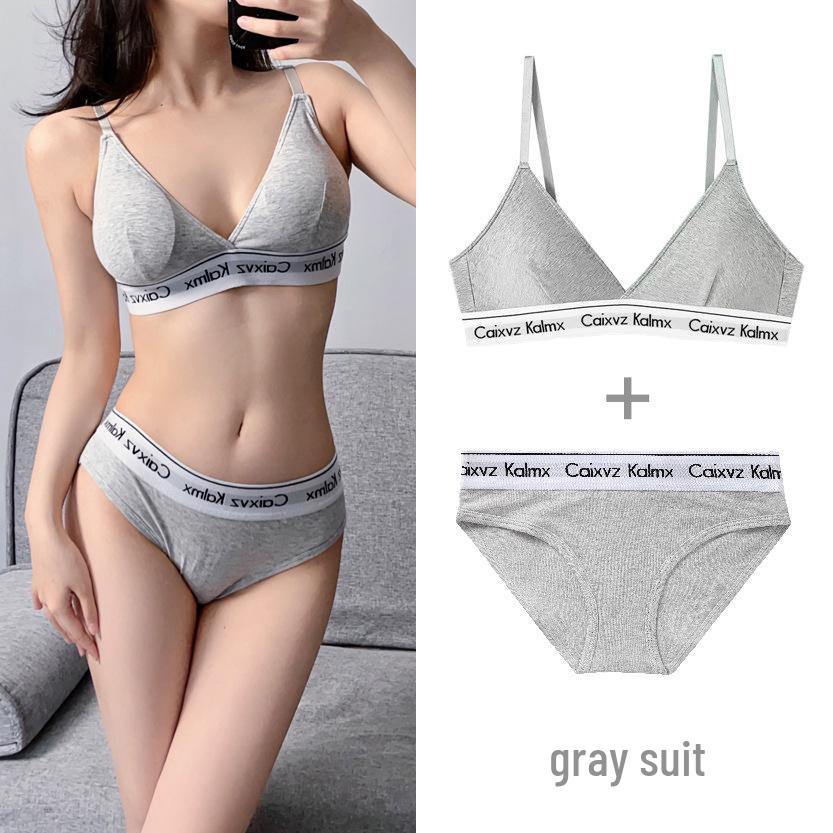 Style C Women's Pure Cotton Wire-Free Sports Bra - Summer Thin, Sexy, Comfortable Back Design