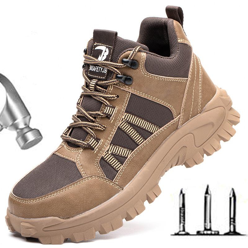 Autumn Boots Men Indestructible Shoes Puncture-Proof Safety Shoes Men Boots Steel Toe Cap Work Boots Sneakers Male Shoes M892