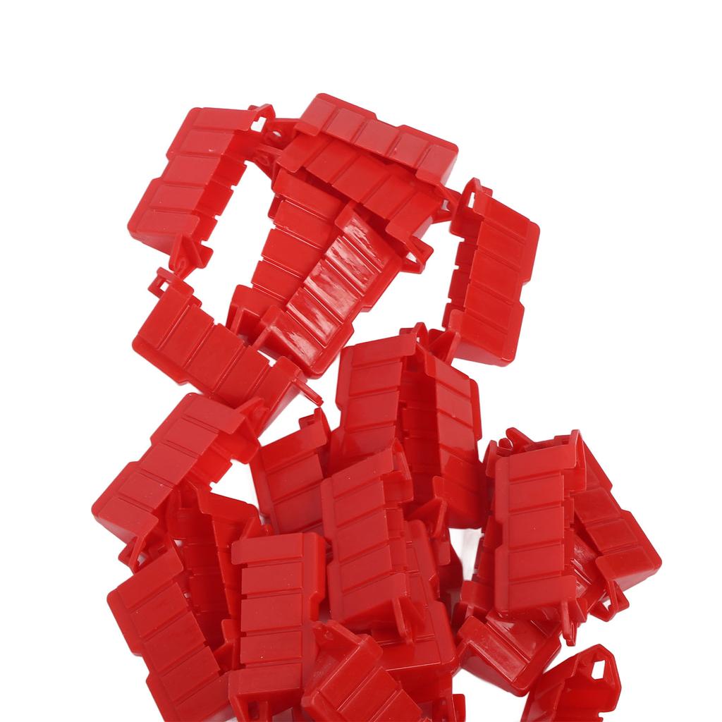 80pcs RC Roadblocks RC Car Racing Track Drift Runway Barriers Drift Field Fence with 10pcs Traffic Cones