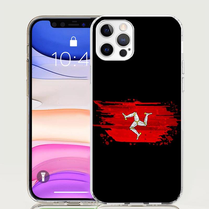 

Isle of Man Coat of Arms Phone Case for Apple iPhone 17 Air 16 15 Plus 14 + 13 Mini 12 11 Pro Max 7 8 SE 16Max Soft Shell Cover iPhone 14