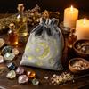 Divinations Tarots Card Dices Bag Small Wedding Bag Table Oracles Cards Game Bag Jewelry Storage Drawstring Tarots Bag
