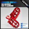 Dirt Bike Foot Pegs Footpegs Rest Pedal CNC for MX 650 500 MX650 MX500 SX500 MX350 Electric Dirt Bike Red