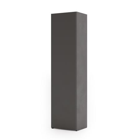 Solid bookcase LONI 160x40 cm - color Gray