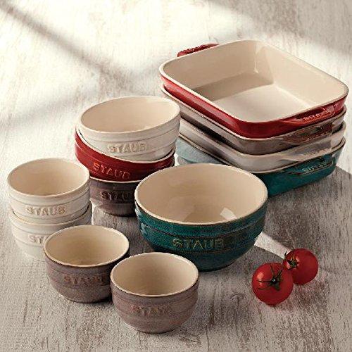 STAUB "Bowl, Antique Gray, 14cm" Ceramic Bowl, Microwave Safe [Official Japanese Product] Vintage Colors 40511-862