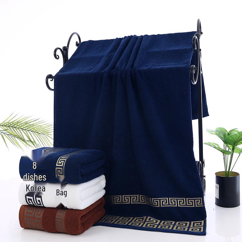Dark Color Non-Fading Grid Hotel Strapless Wrap Towel - Large Bath Towel, Customizable Logo Gifts.