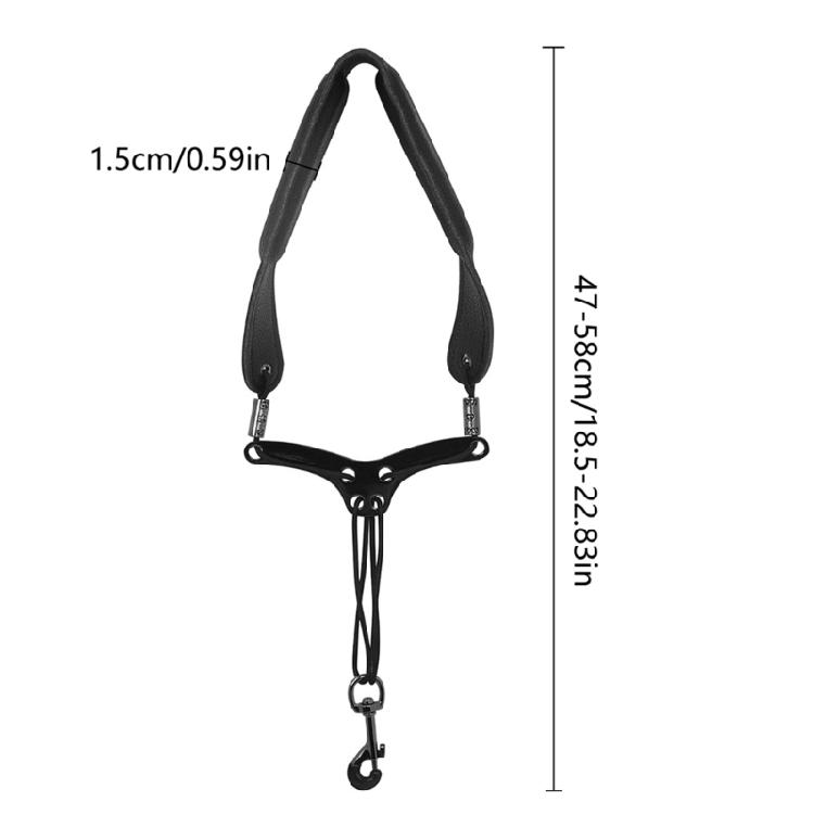 Fashion Leathers Saxophone Strap Adjustable Neck Strap Saxophone Harnesses