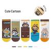 Cartoon Kuromi Wadenlange Baumwollsocken für Kinder - Frühlings- und Herbststile für Mädchen und Jungen