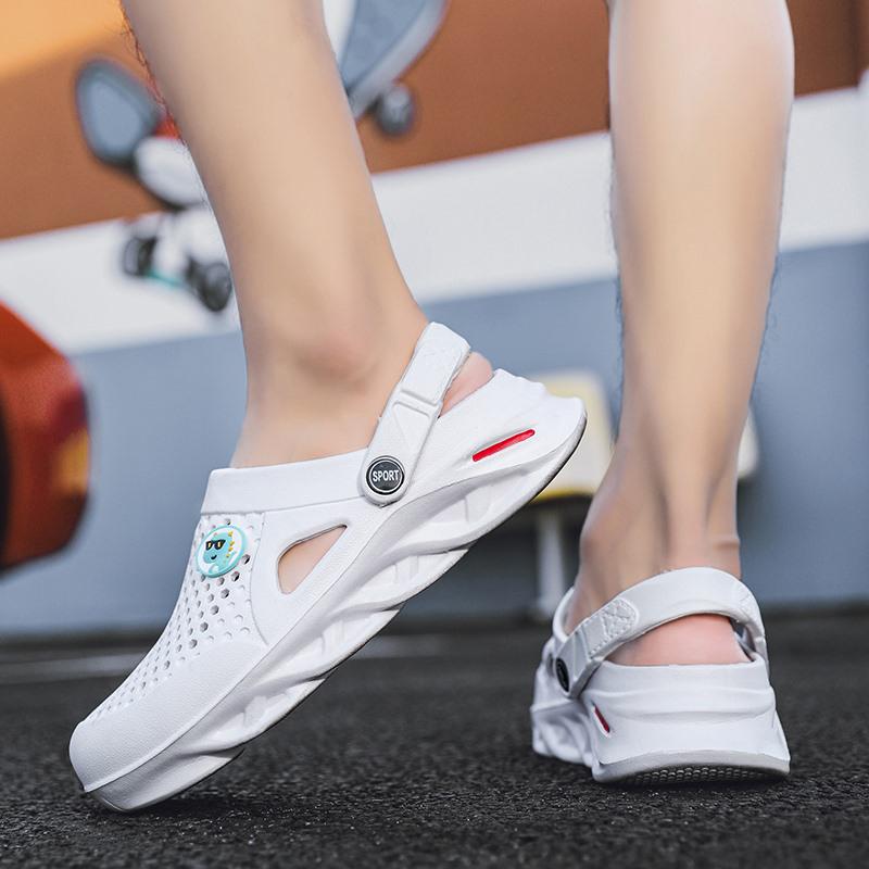 Men Summer Shoes Hollow Slippers Fashion Outdoor Sneakers Breathable Casual Couple Beach Unisex Sandal Flip Flops Zapatos Hombre