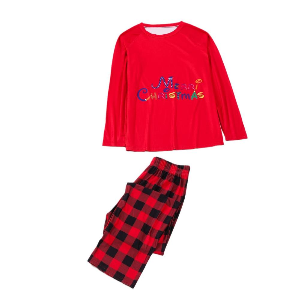 Europe & America Christmas Atmosphere Long Sleeve Pajama Set for Couples