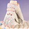 Full Finger Kids Snowboard Gloves Cartoon Girls Skiing Gloves Children Ski Gloves  Boys/girls