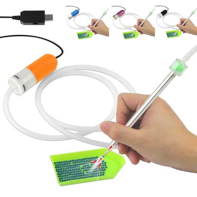 Vakumlu Elmas Sanatı Kalemi Elektrikli Elmas Yerleştirme Aleti Mumsuz USB ile Çalışan Elmas Sanatı Vakumlu Kalem Kendin Yap Elmas Sanatı El Sanatları için