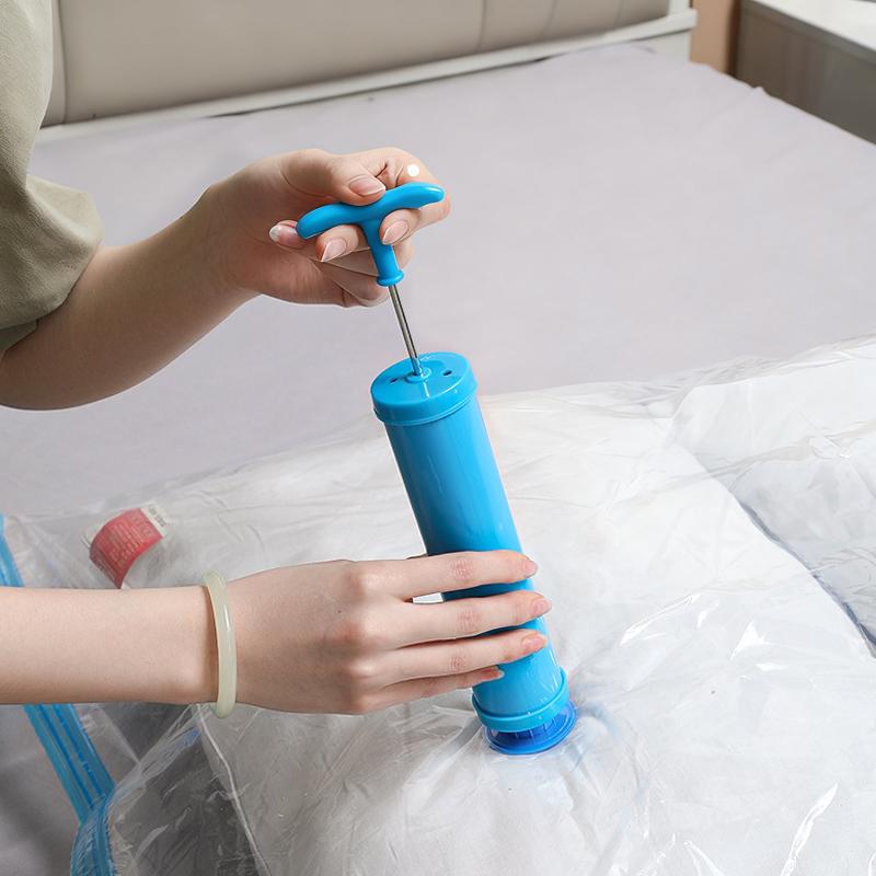 5Pcs Vacuum Storage Bags With Valve Folding Compressed Space Saving Clothes Storage Big Size For Towel Cloth Blanket