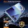 Wireless Charging Hard+Soft Clear Magnetic Case For Samsung Galaxy Z Flip7 Flip 7 G Shockproof Back Phone Cover