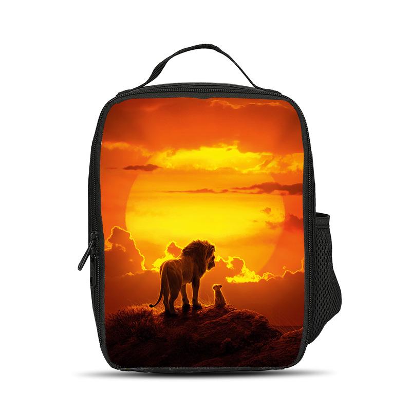 Lion Ice Bag Lunch Bag Versatile Cartoon Large Capacity Strong Performance Best Gift for Boy or Girl School Birthday