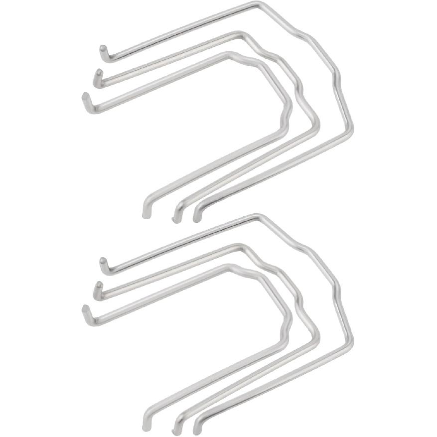 3Pcs Radiator Hose Retaining Spring Clip, Horse Shoe Clip Clamp for BMW E39 E38 E60 E90 745Li X5 E46 (3)