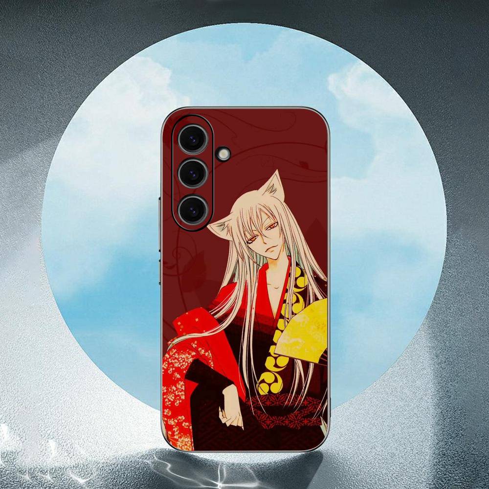 T-Tomoe Kamisama Luxury Black Phone Case For Samsung Galaxy S23 S24 S25 Ultra S22 Plus S21