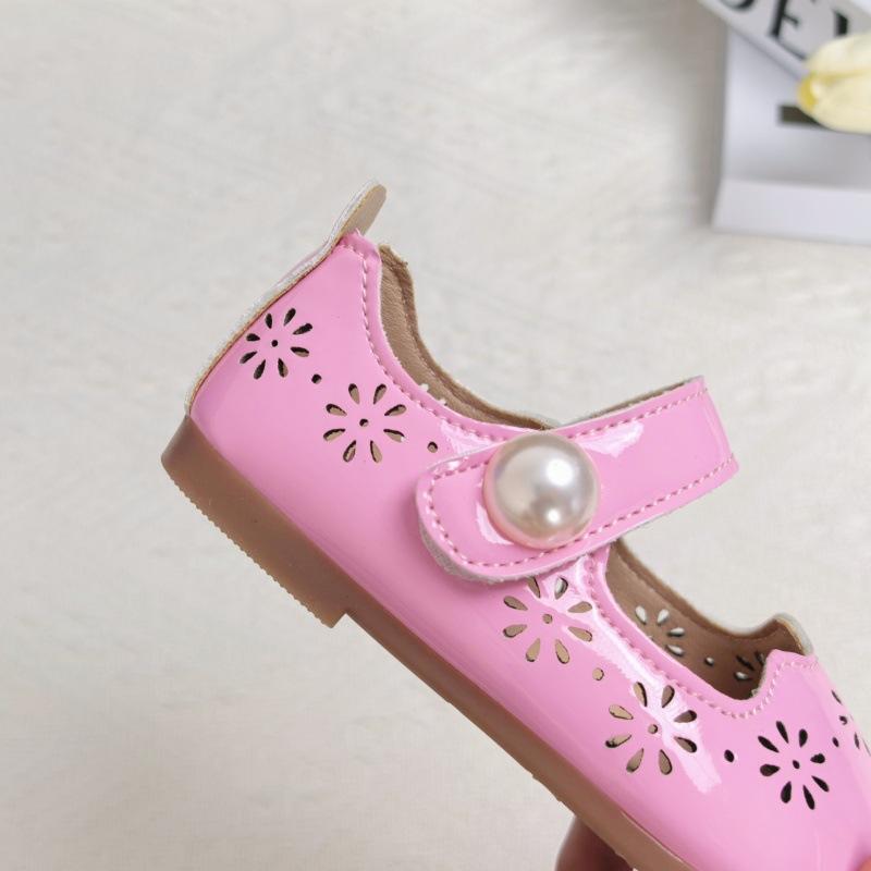 Girls' leather shoes, new spring and autumn models, children's shallow single shoes, soft-soled performance shoes, British-style princess shoes for