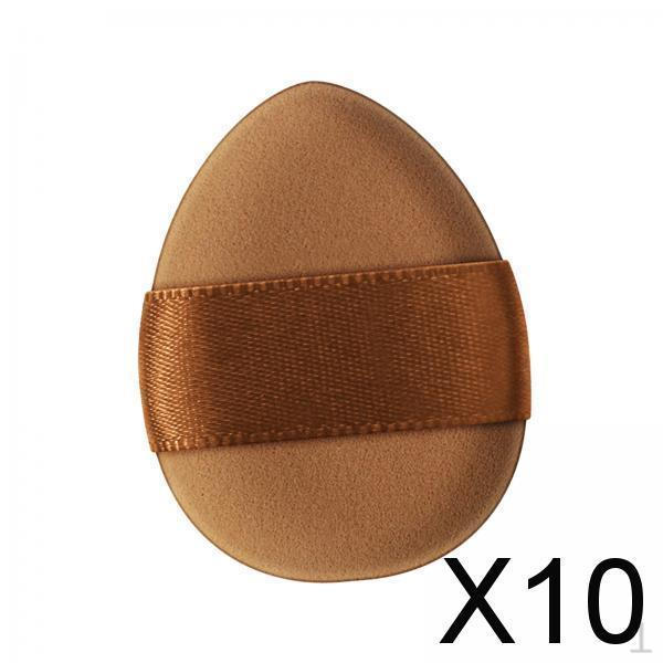 

10 губок для макияжа двойного назначения, мягкие для тела, консилер, минерально-коричневый цвет