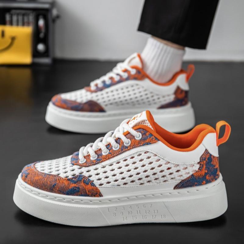 Men's Summer Breathable Mesh Thick-soled Sneakers Comfortable and Versatile Sports Casual Shoes