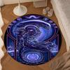 Alien Artwork Round Mat, Anti-slip Circle Carpet Chair Rug For livingroom,Bedroom, Doormat Home Decor Gift Christmas Gifts