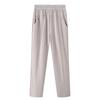 Middle Aged Women's Pants Summer Thin High Waiste Elastic Loose Straight Pants Casual Trousers