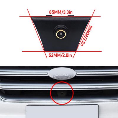 Golden Fisheye Lens Car Front View Parking Camera Night Vision For Ford Kuga Escape C520 2012~2019 Waterproof 170° Wide Degree