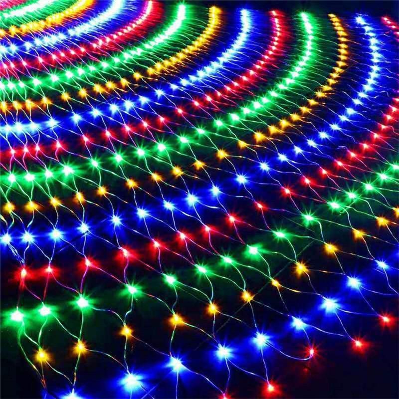 3Mx2M 6Mx3M Christmas Lights Outdoor Indoor LED Fairy Lights Curtain Wedding Lamp for Decoration Party Garden Holiday Lighting