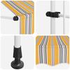 Manual Retractable Awning 300 Cm Yellow Blue Striped