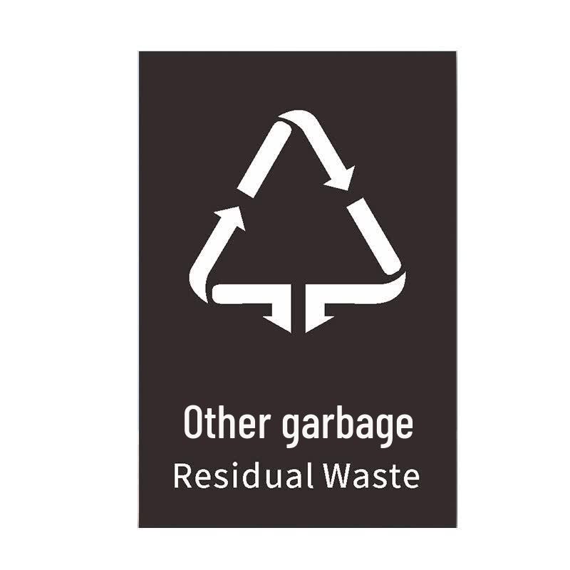 Waste Classification Sticker for Other Waste One Size